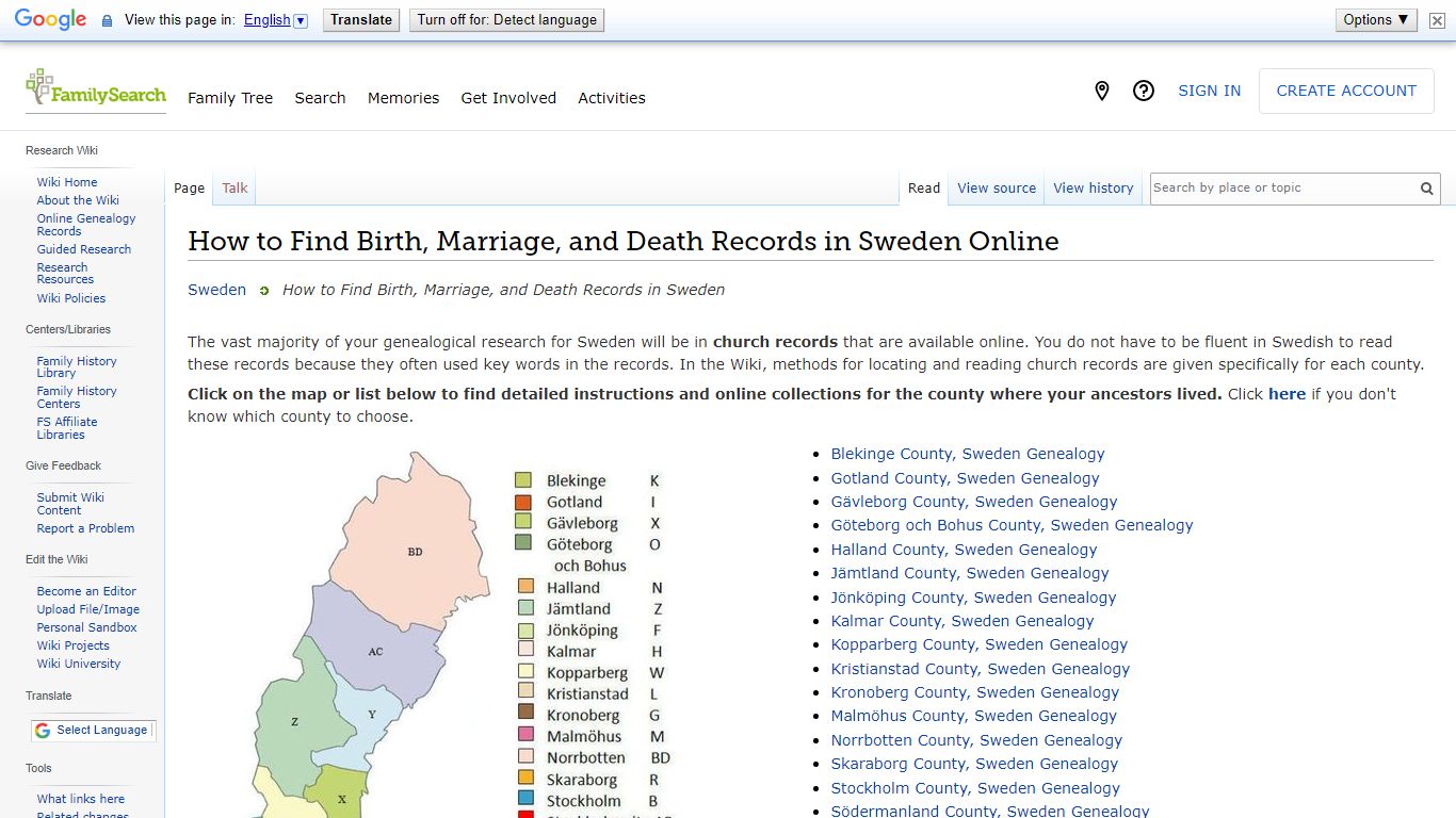 How to Find Birth, Marriage, and Death Records in Sweden Online